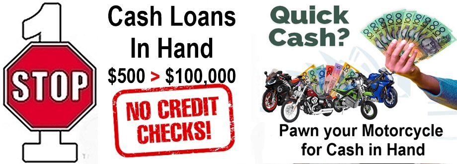 Get no credit check loan against motorbike at pawn a bike.